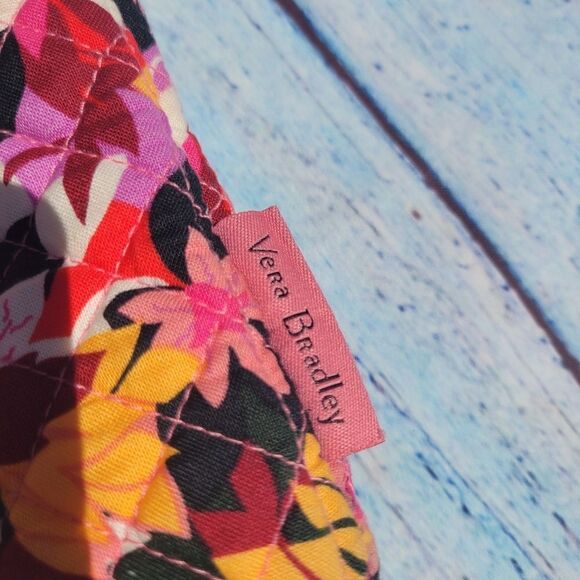 Vera Bradley Women's Triple Zip Multicolor Floral print Crossbody Hipster Bag - Picture 12 of 13